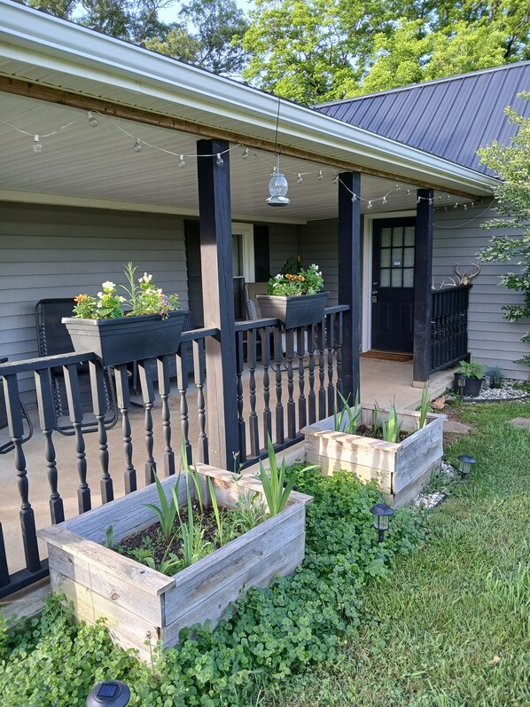 Terrace/patio - Charming 2-bedroom private cottage, pet friendly, great location, no pet fees! (Bedford)