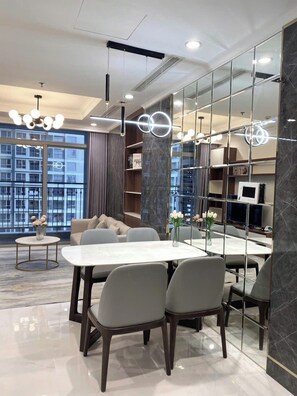 Family Apartment | Living area - Cozy- Vinhomes Central Park Apartments (Ho Chi Minh City)