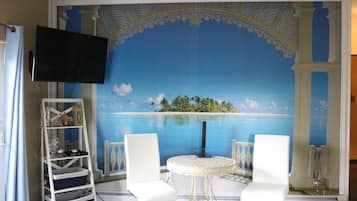 Cortinas blackout, tabla de planchar con plancha y wifi gratis