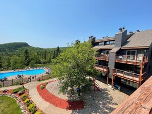 Indoor pool, a heated pool