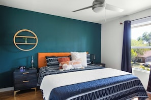 Standard Studio Suite | Blackout drapes, iron/ironing board, free WiFi - Bedroom in Home 7 Miles from Downtown (Austin)