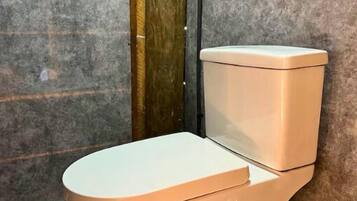 Shower, toilet paper