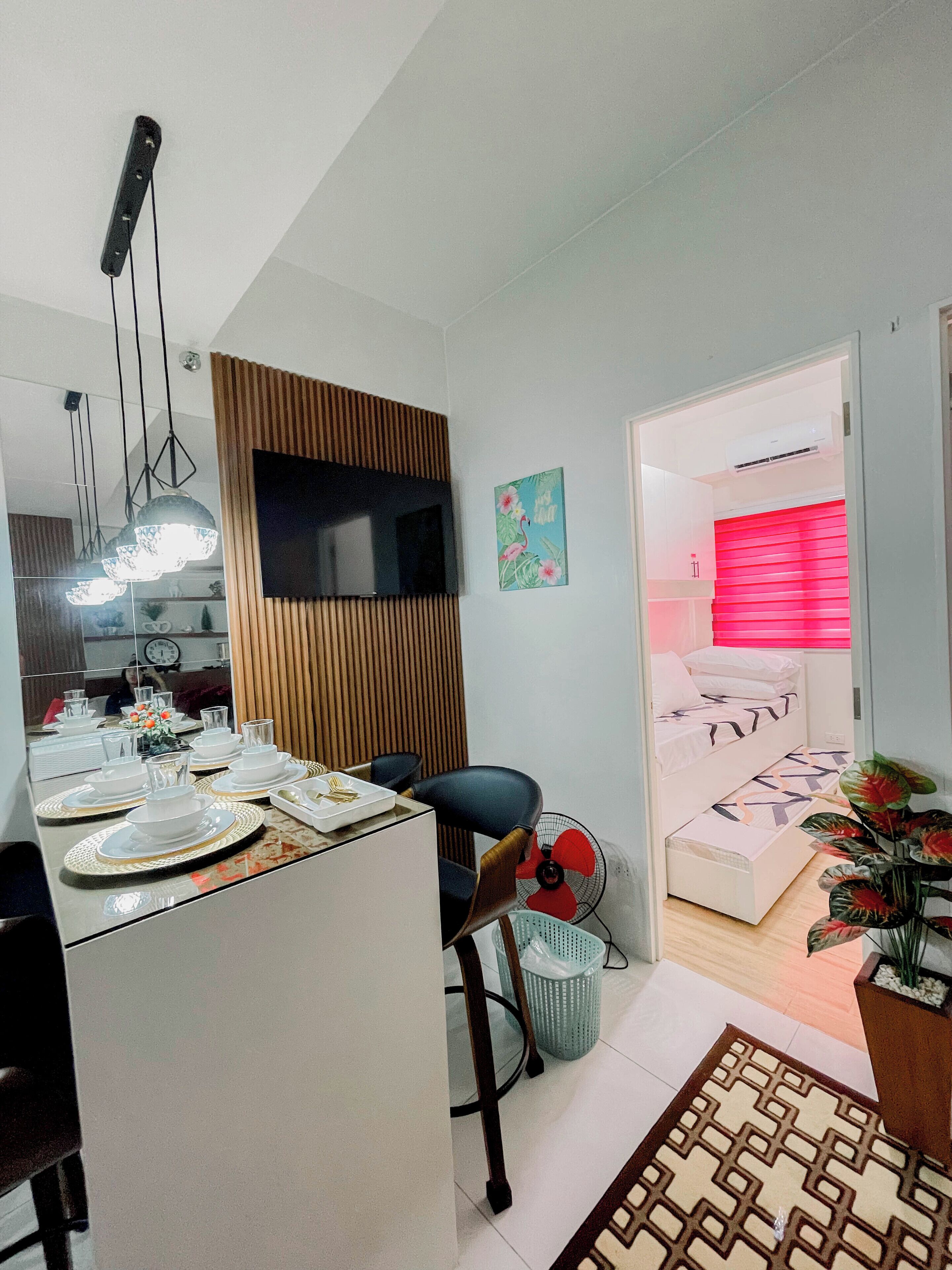 2 dormitorios, tabla de planchar con plancha, wifi gratis y ropa de cama