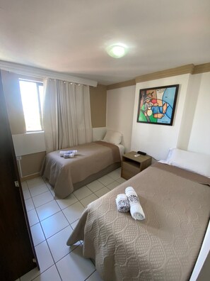 2 bedrooms, iron/ironing board, free WiFi, bed sheets - BEST LOCATION IN PONTA NEGRA- NATAL/RN. 2/4 2 BATHROOMS. 350 meters FROM THE BEACH  (Ponta Negra Natal)
