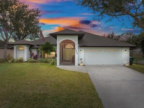 Exterior - Private Oasis! Heated Pool, Fenced Yard, Poolside Bathroom, Grill, Mins to Beach (Sebastian)