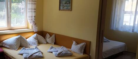 1 غرفة نوم وواي فاي وملاءات أسرّة