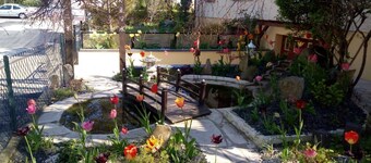 Basement apartment close to the center of Colmar, with private garden.