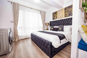 1 soverom, strykejern/-brett, wi-fi og sengetøy