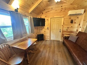 TV, fireplace, DVD player