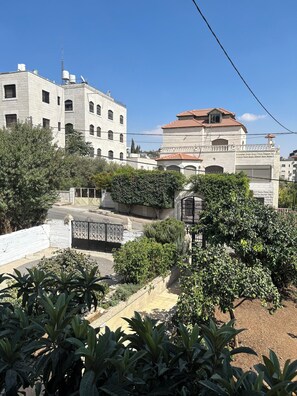 Desk, laptop workspace, iron/ironing board - OliveTreeHostel (Ramallah)