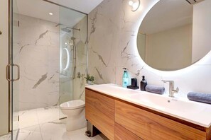 Shower, hair dryer, shampoo - Historic Charm Overlooking Parc Lafontaine! (Montréal)