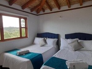 3 bedrooms, WiFi, bed sheets - Cabin with view of the mountains and the city, ideal for families and couples. (VILLA DE LEYVA)