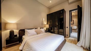 Vila, 2 kamar tidur, kolam renang pribadi | Seprai premium, tempat tidur Select Comfort, dan brankas