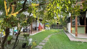 Blick auf den Garten