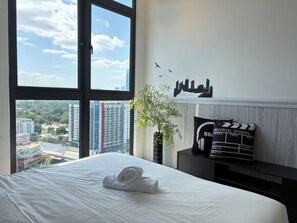 Apartment | 2 bilik tidur, seterika/papan seterika, Wi-fi percuma, cadar katil 