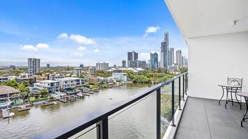 Apartment, 2 Bedrooms, River View | Balcony view