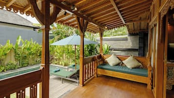 Villa, 1 Bedroom, Garden View | Terrace/patio