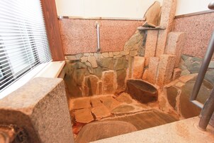 Executive Villa | Bathroom | Combined shower/tub, deep soaking tub, hair dryer, slippers