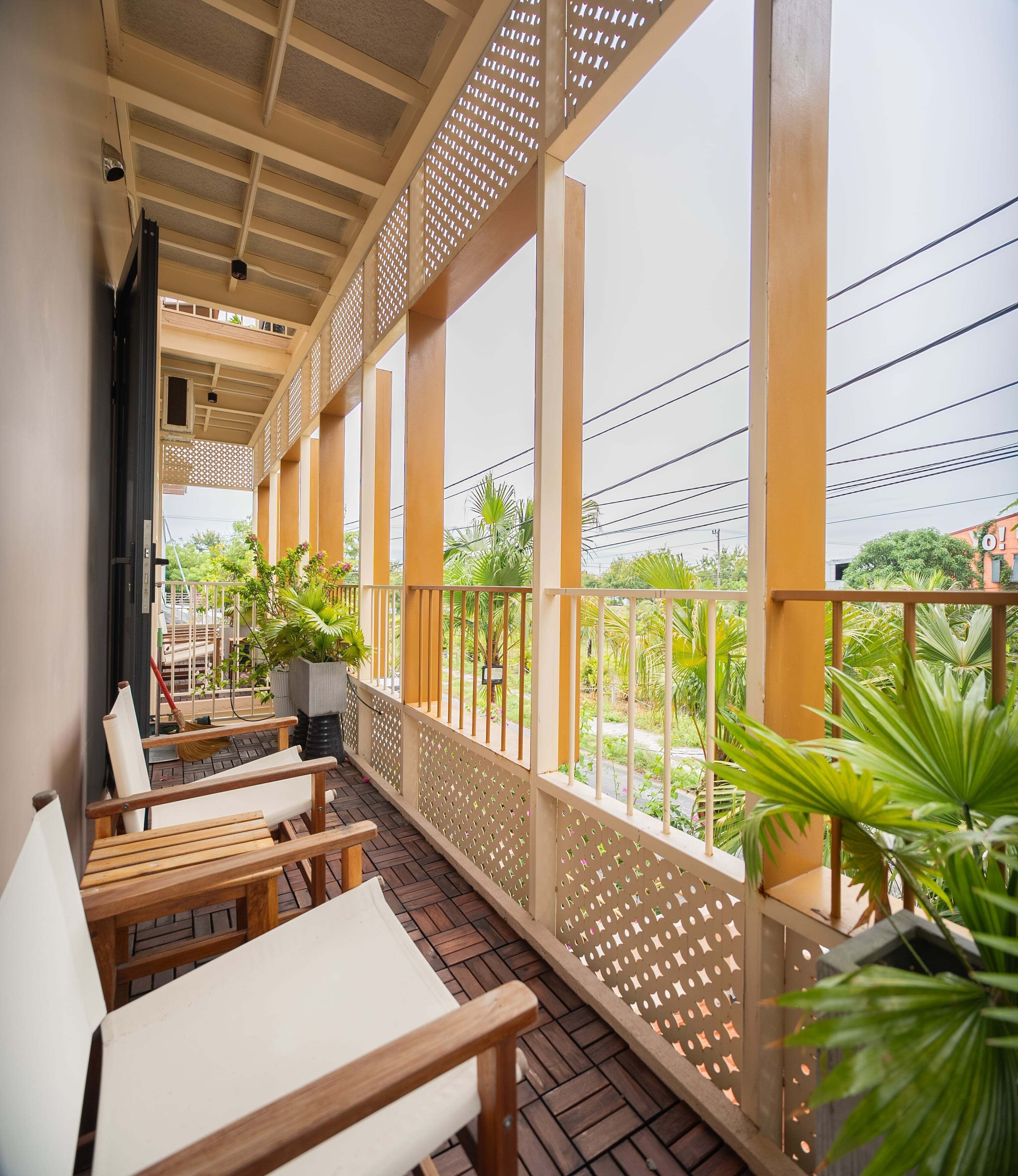 Phòng đôi dành cho gia đình, nhiều giường, bếp, quang cảnh hồ bơi | Quang cảnh từ phòng