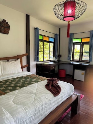 Chambre Double Deluxe | Vue sur le jardin