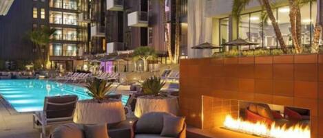 Una piscina climatizada