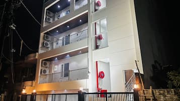 Front of property – evening/night