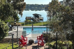 Pool - Lakeside Adventure Retreat | Heated Pool, Game Room & Private Dock | Optional Boat Cruise (Winter Haven)