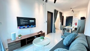 Deluxe Apartment, 1 Bedroom | Ruang tamu