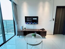 Deluxe Apartment, 1 Bedroom | Living area