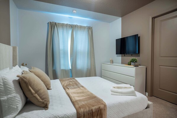 10 bedrooms, iron/ironing board, travel crib, WiFi