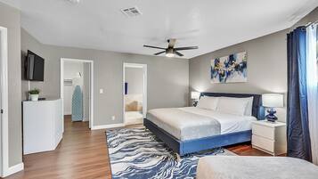 8 habitaciones, escritorio, tabla de planchar con plancha y wifi gratis