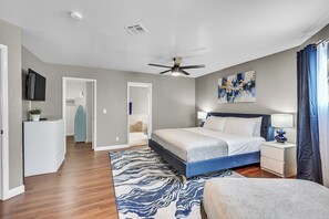 8 bedrooms, iron/ironing board, WiFi, bed sheets