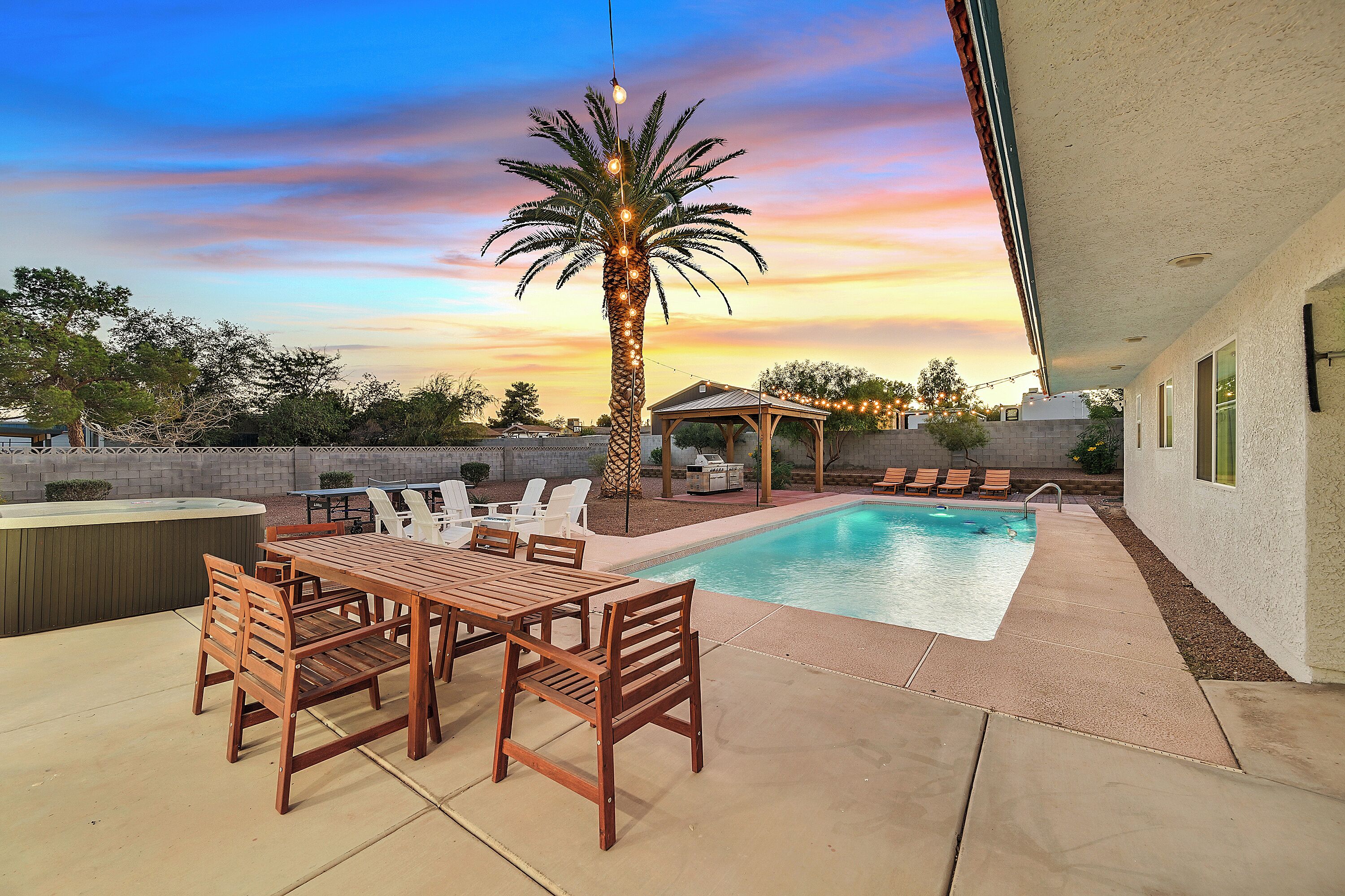 屋外プール、温水プール