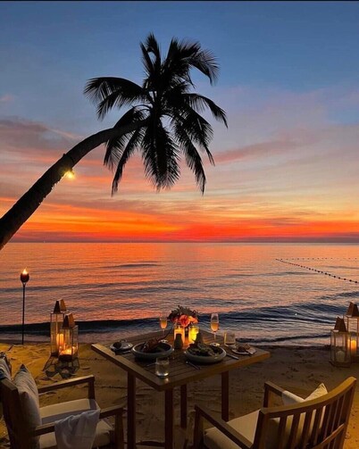 Marina resort villa beach swimming pool near to night market 