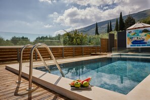 Outdoor pool - Villa with Private Pool - Azor Villas - Villa 1 (Mouzaki Village)