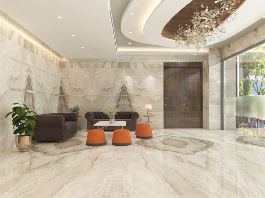 Sala de estar en el lobby