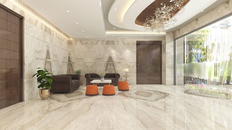 Lobby sitting area. Zone Connect by The Park Prayagraj