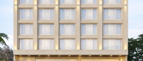 Majoituspaikan julkisivu