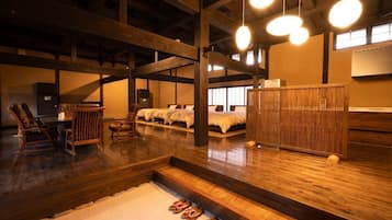 Villa, 1 Bedroom | Living area | 40-inch TV with digital channels