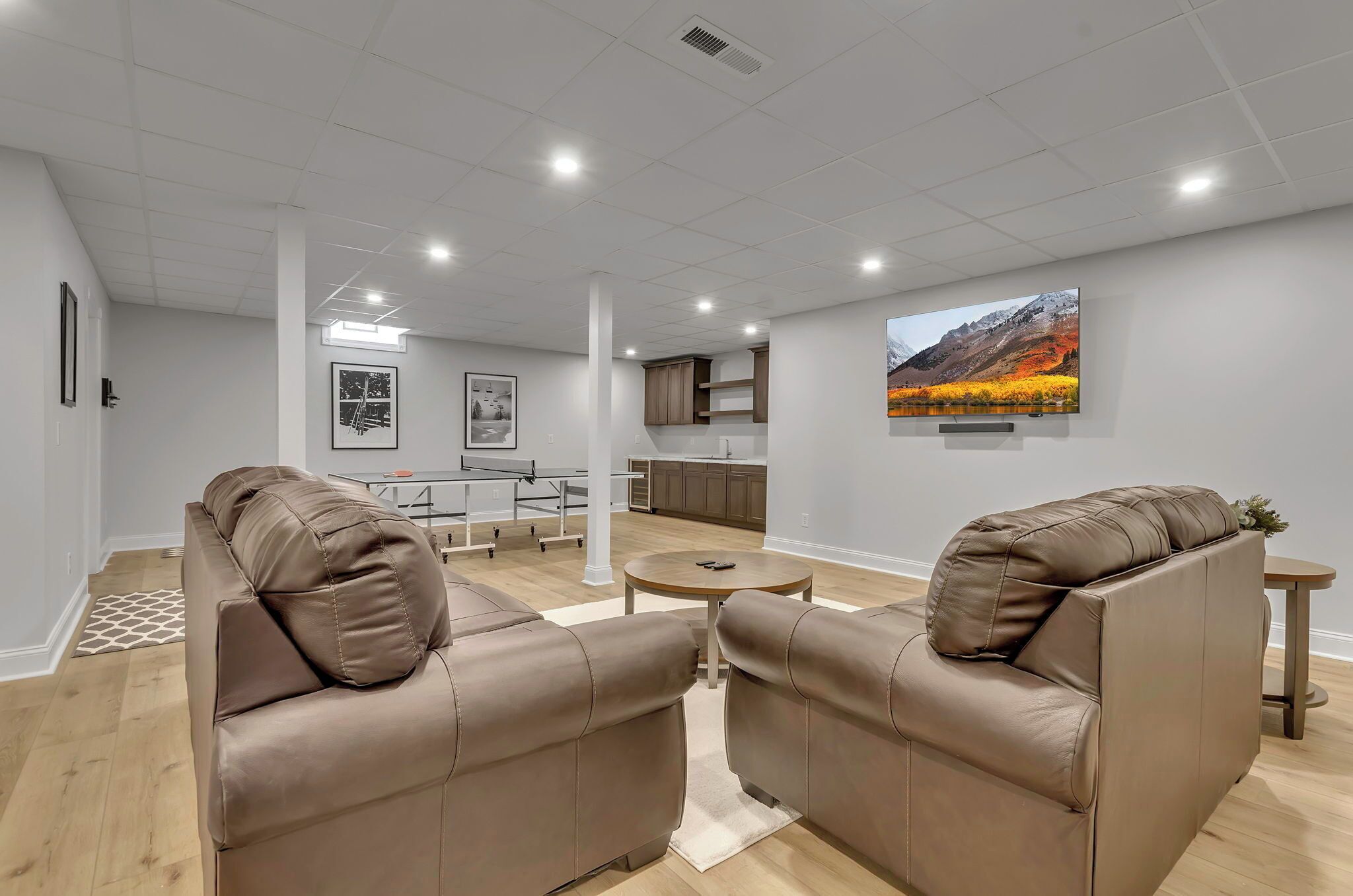 TV connectée, cheminée