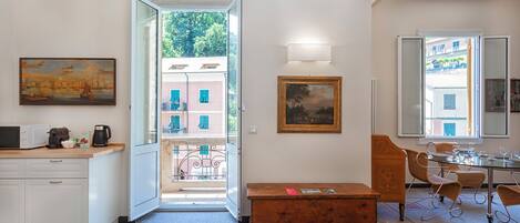 Apartment, Balkon | Wohnbereich