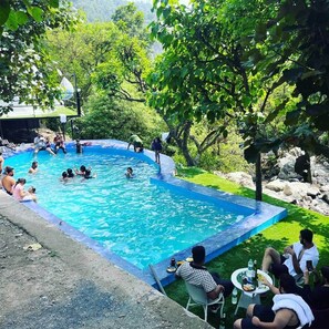 Seasonal outdoor pool