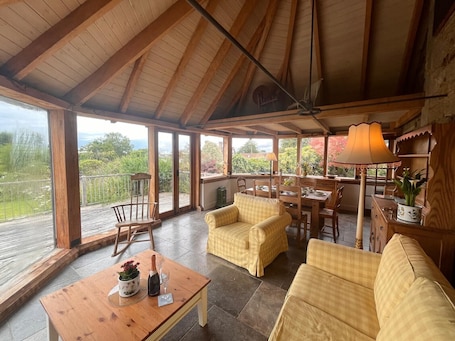 Cottage, 4 Bedrooms | Living area | LCD TV