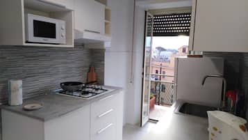 Shared fridge, microwave