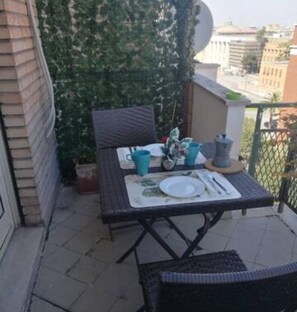 Green room, family double | Terrasse/Patio