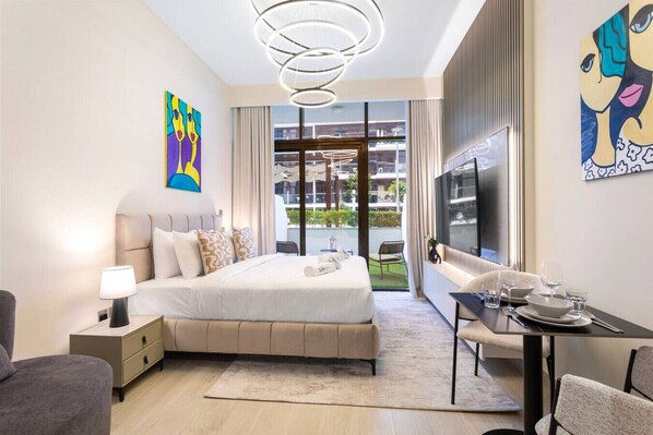 1 chambre, fer et planche à repasser, lit de bébé portatif, Wi-Fi