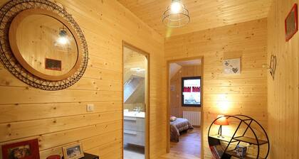 Chalet au Mont-Dore, 8 pers, 3 ch, animaux admis, parking, terrasse, proche centre