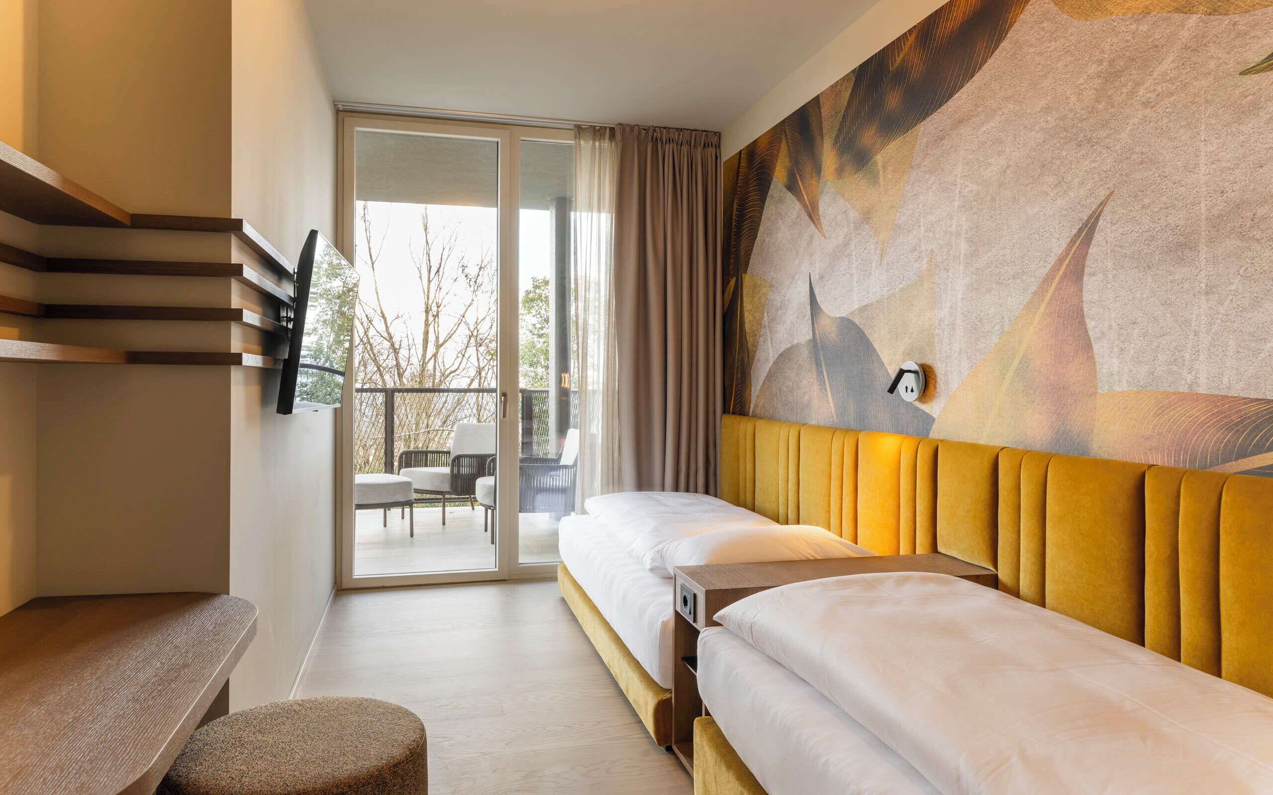 Ropa de cama hipoalergénica y minibar 