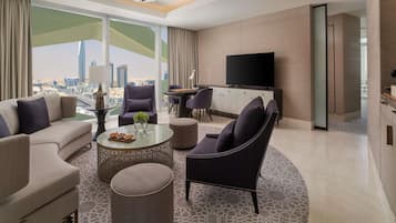 Opera Suite, Access Sofitel Club Lounge, 1 King Bed, Terrace | Premium bedding, in-room safe, blackout curtains, soundproofing