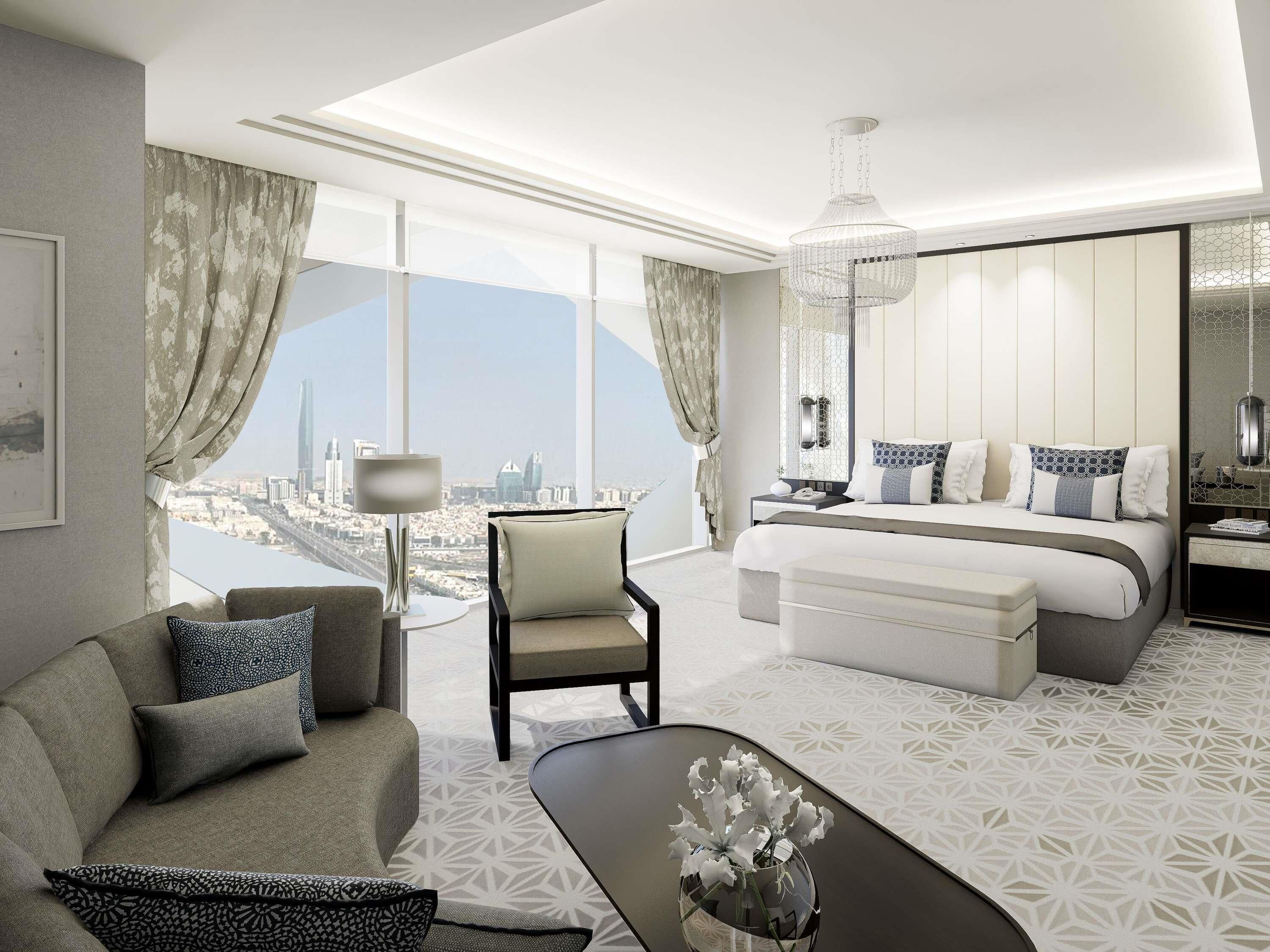 Premium bedding, in-room safe, blackout curtains, soundproofing